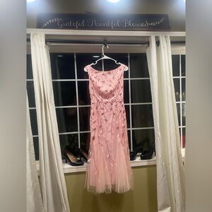 Gorgeous Pink Sleeveless Dress for Prom or Wedding size 10